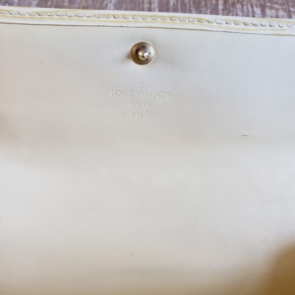 Louis Vuitton Wallet Epi Leather Butter Yellow French Flap VTG Compact Clutch LV - Picture 11 of 13